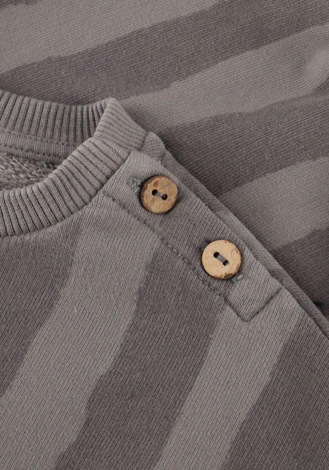 Grijze PLAY UP Sweater PRINTED FLEECE SWEATER B - large