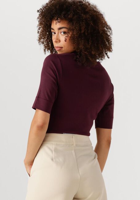 Paarse CO'COUTURE Top GRANNY EMBROIDERY - large