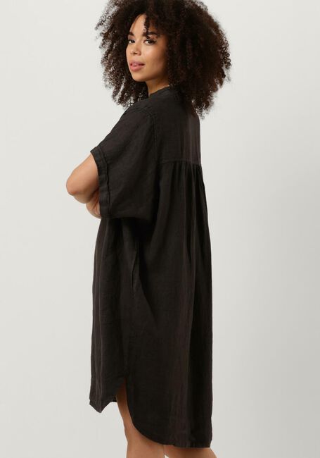 Zwarte BY-BAR Mini jurk AMBER LINEN DRESS - large