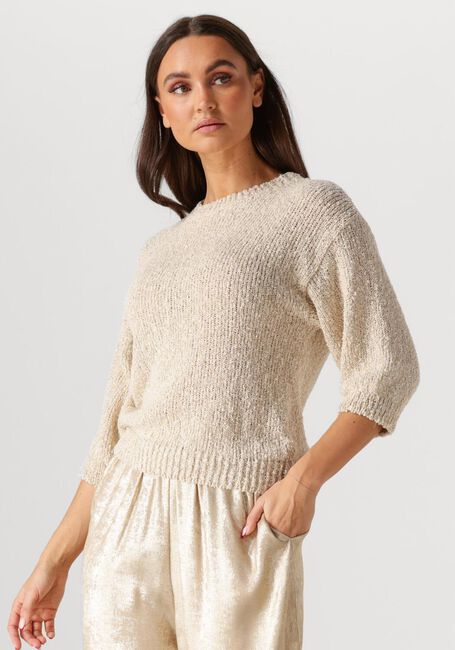 KNIT-TED Pull ROXIE en or - large