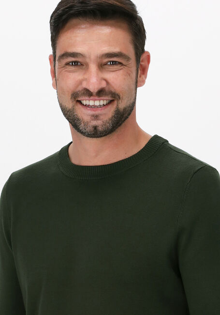 PUREWHITE Pull ESSENTIAL KNIT CREWNECK Vert foncé - large