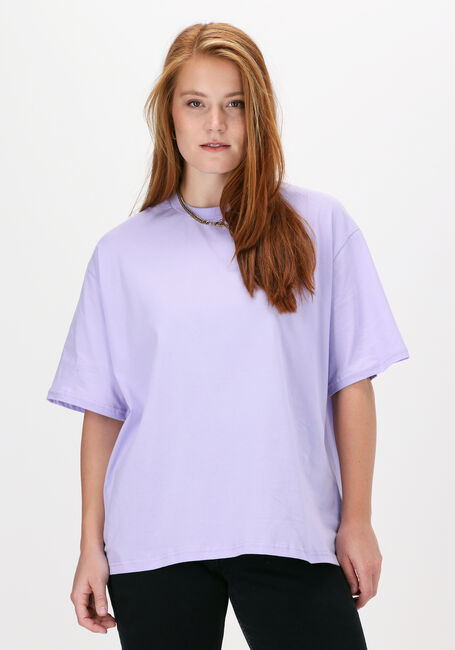 Lila NA-KD T-shirt ORGANIC LOGO OVERSIZED TEE - large