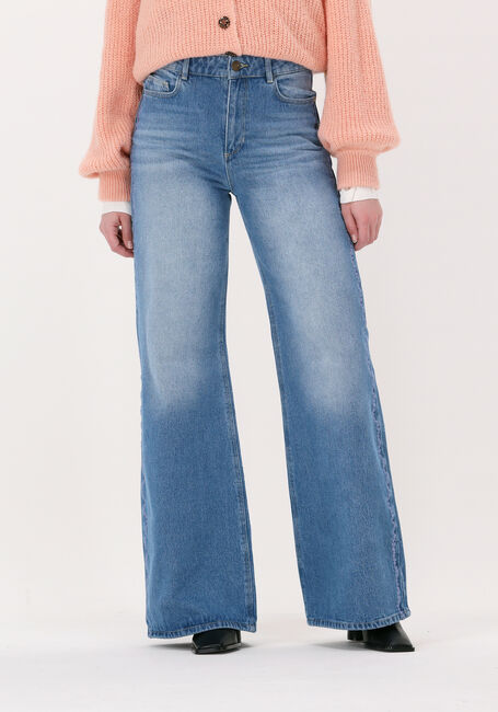 FABIENNE CHAPOT Pantalon large THEA WIDE LEG TROUSERS en bleu - large
