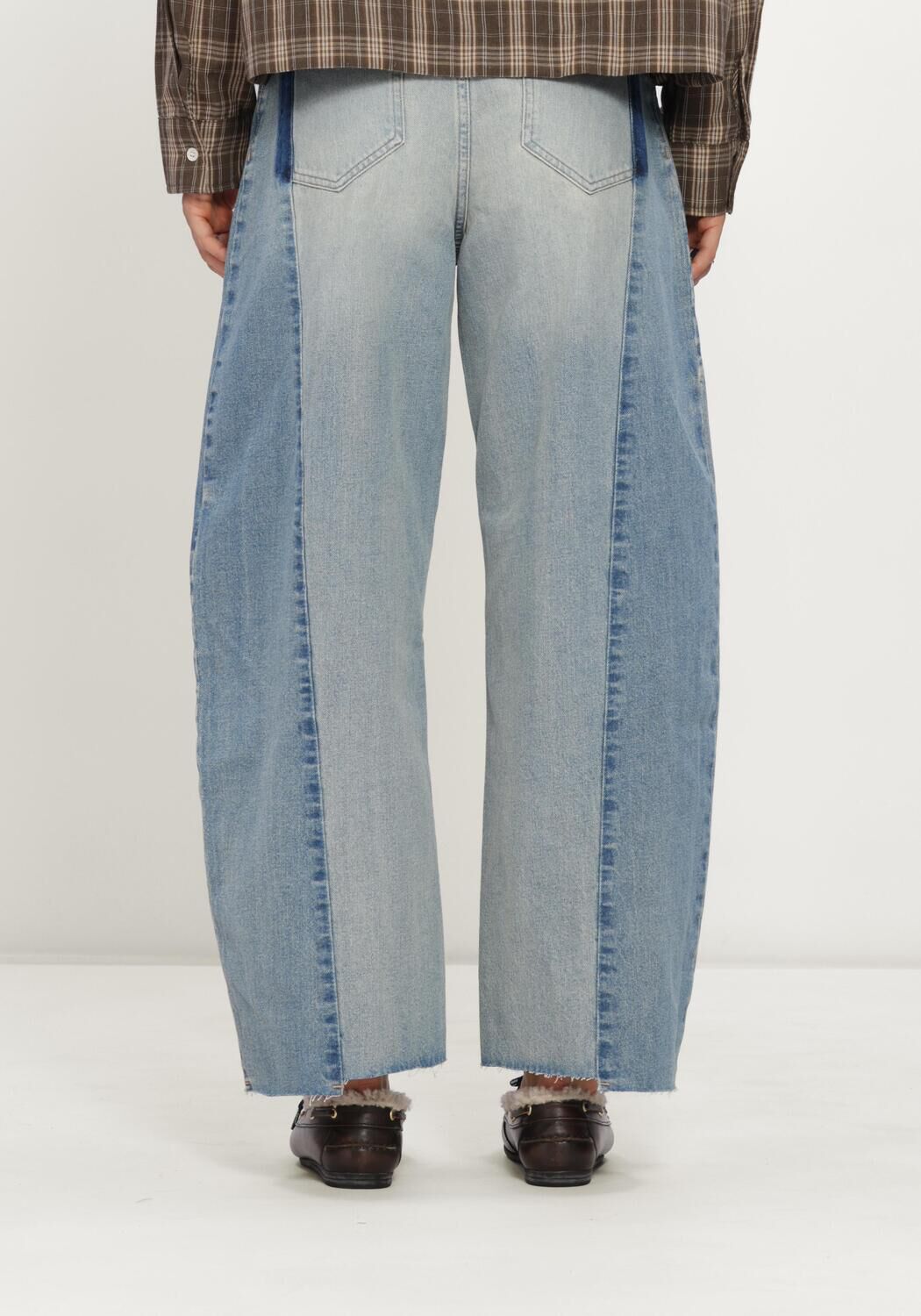 Lichtblauwe CIRCLE OF TRUST Wide jeans RYLER DNM - large