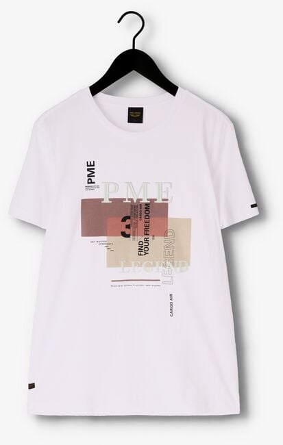 PME LEGEND T-shirt SHORT SLEEVE R-NECK SINGLE JERSEY MERCERISED en blanc - large