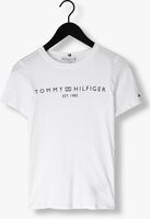 TOMMY HILFIGER T-shirt REC CORP LOGO C-NK en blanc