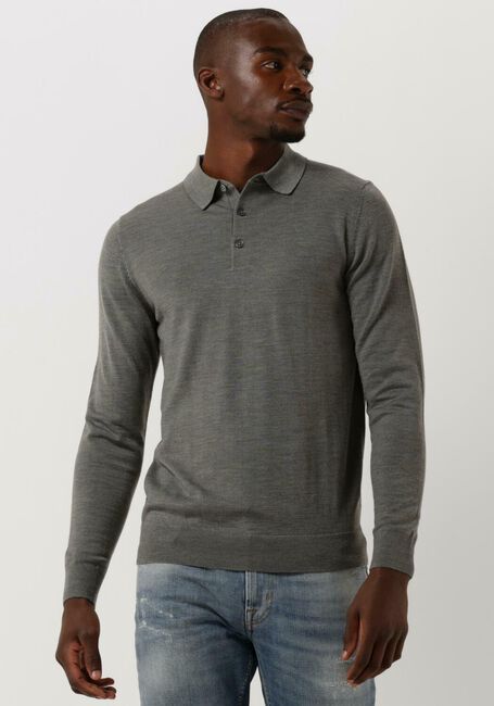 PROFUOMO Polo POLO LONGSLEEVE en vert - large