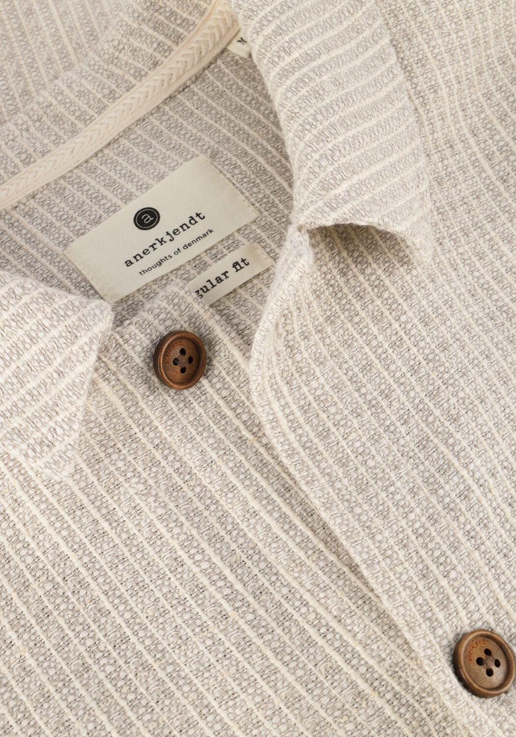 Ecru ANERKJENDT  AKOSCAR NEW OVERSHIRT - large