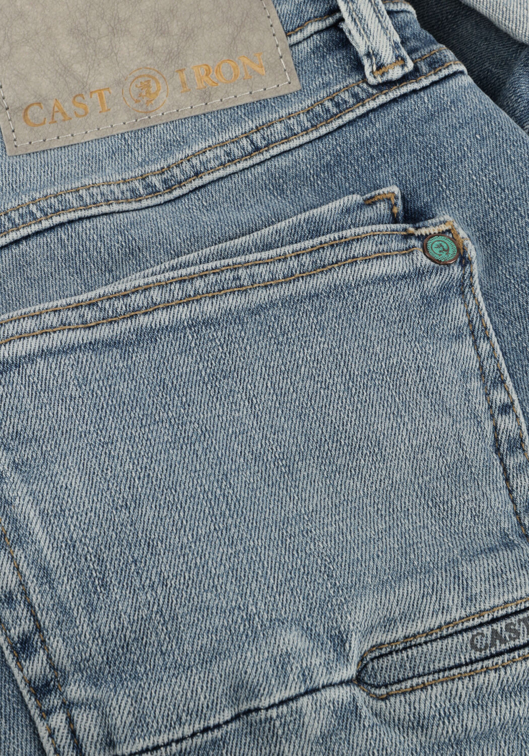 CAST IRON SHIFTBACK SHORTS BRIGHT SUN FADED Jeans Bleu clair - large