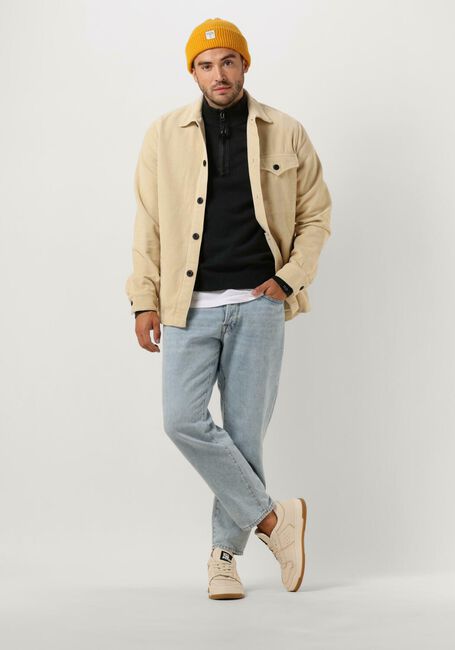 Donkergroene BUTCHER OF BLUE Trui CLIFDEN HALFZIP - large