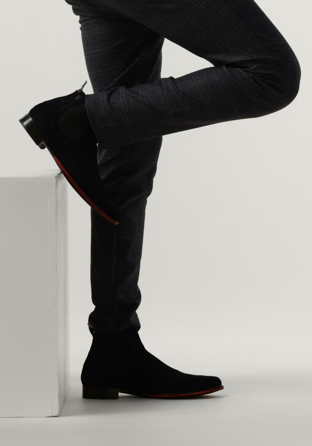 FLORIS VAN BOMMEL Bottines chelsea SFM-60052 en bleu - large