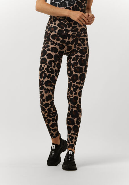 Bruine DEBLON SPORTS Legging CLASSIC HIGH WAIST LEGGINGS - large