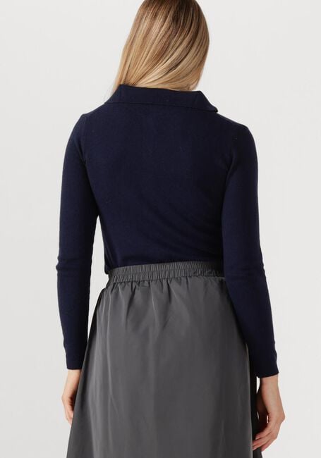 RESORT FINEST Pull POLO SHORT CARDIGAN Bleu foncé - large