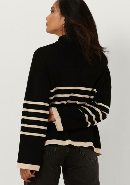 OBJECT Pull OBJROMIA L/S LONG KNIT PULLOVER en noir - large