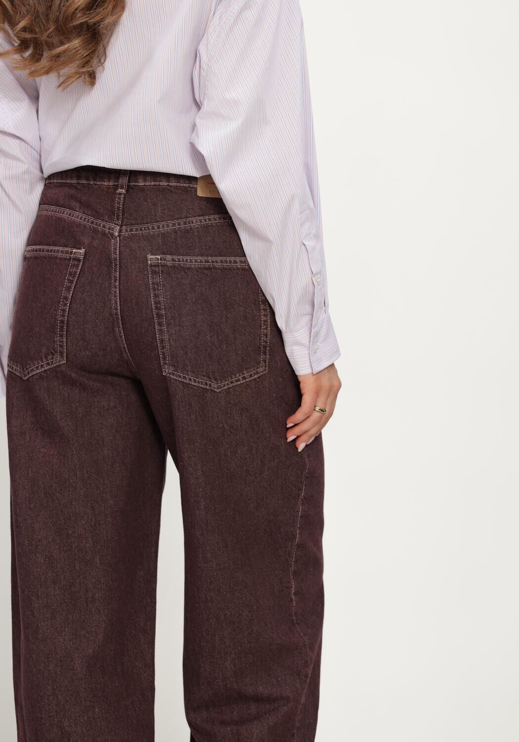 Bruine AMERICAN VINTAGE Jeans OSHOW - large
