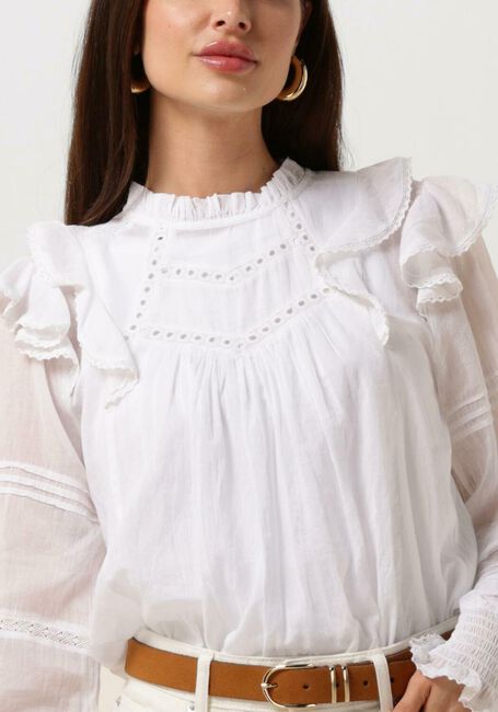 Witte NEO NOIR  SIMKIE S VOILE BLOUSE - large