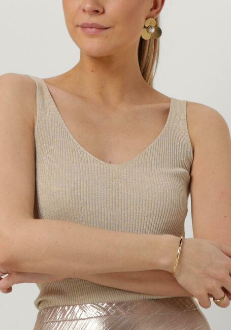 NUKUS Haut DEBBY SINGLET LUREX Sable - large