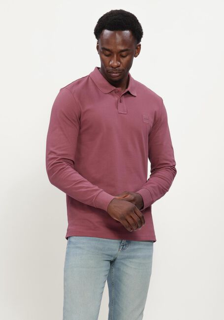 BOSS ORANGE Polo PASSERBY en rose - large