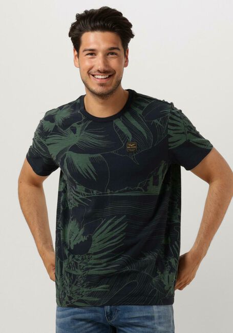 PME LEGEND T-shirt SHORT SLEEVE R-NECK SLUB JERSEY Bleu foncé - large