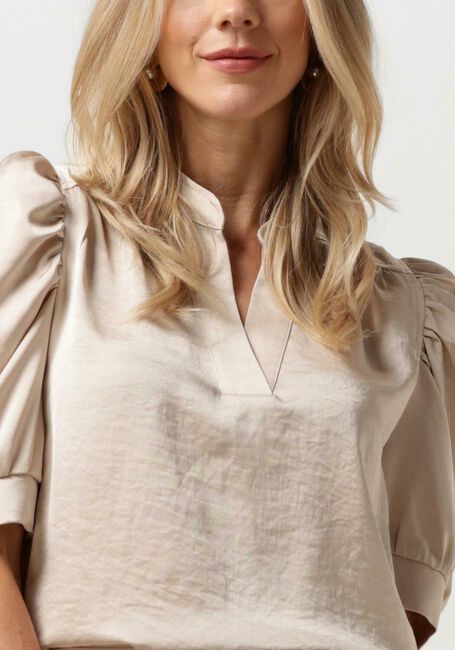 NEO NOIR ROELLA HEAVY SATEEN BLOUSE Blouses en beige - large