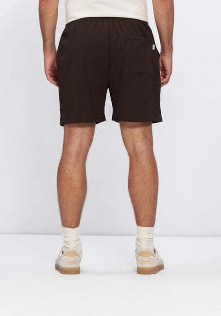 Bruine LES DEUX Zwembroeken STAN SEERSUCKER SWIM SHORTS - large