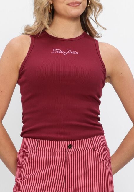 YDENCE Haut TOP TR&Egrave;S JOLIE en rouge - large