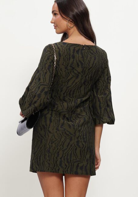 Groene Y.A.S. Mini jurk YASOLIVINE 3/4 DRESS - large