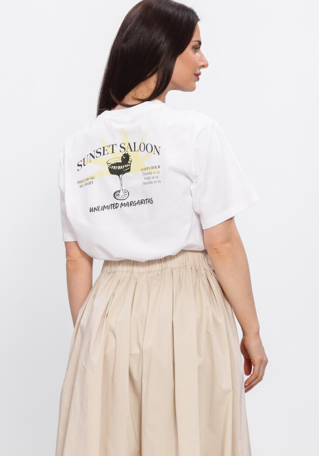 MOVES T-shirt KIANA TEE 4640 en blanc - large