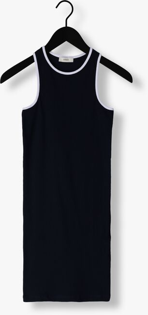 Donkerblauwe ENVII Mini jurk ENALLY SL CONTRAST DRESS 5314 - large