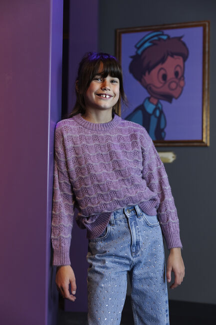 AMMEHOELA Pull AM.JUMPER.19 en violet - large