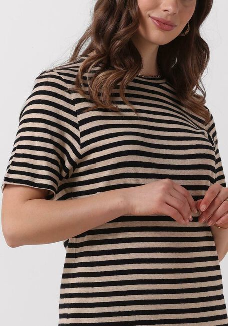PENN & INK Robe midi DRESS STRIPE en noir - large