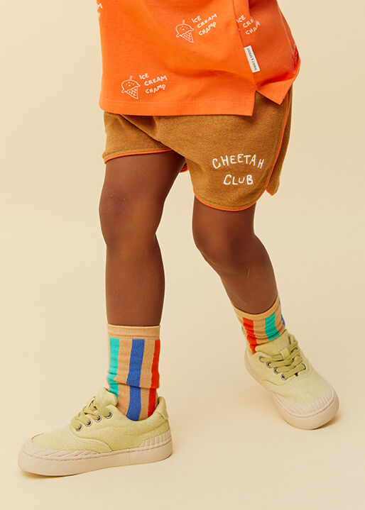 Sproet & Sprout Chaussettes SOCKS MULTI STRIPE GREEN en multicolore - large