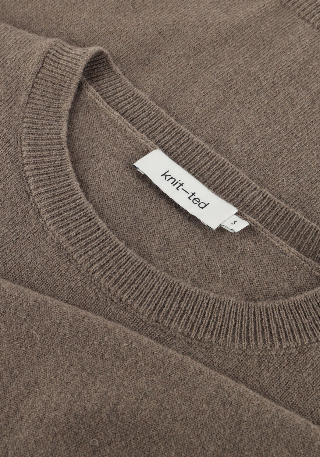 Taupe KNIT-TED Top MER - large