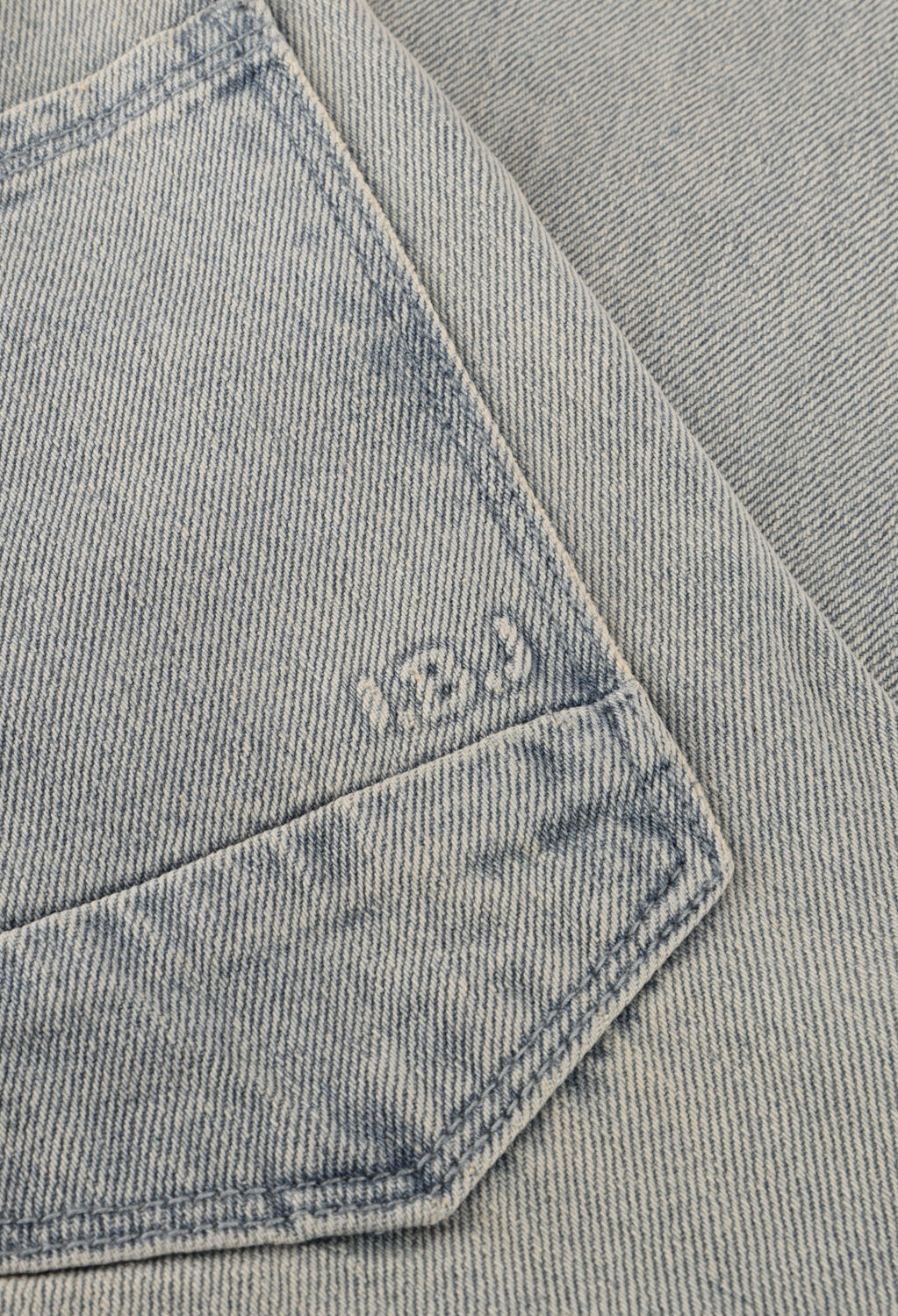 INDIAN BLUE JEANS Straight leg jeans 2653 WIDE LOOSE USED JEANS Bleu clair - large