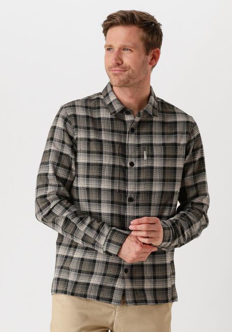 CAST IRON LONG SLEEVE SHIRT DOBBY YARN DYED CHECK Chemises en marron - large