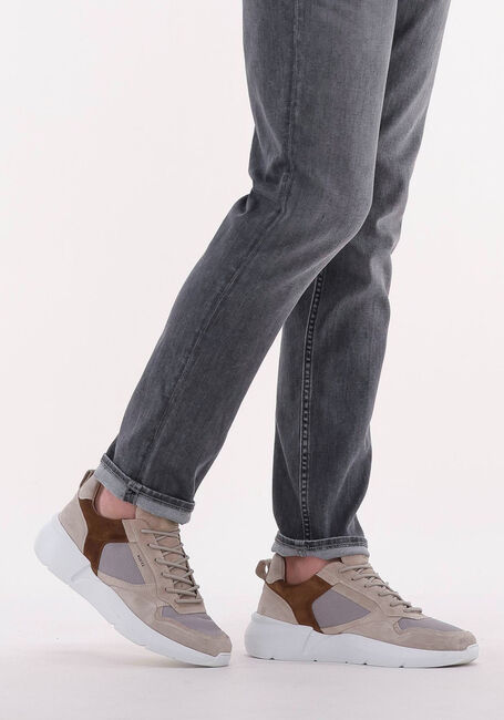 Heren Sneakers Omoda Nubikk Heren Grijze Nubikk Lage Sneakers