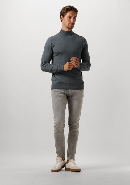 Blauwe PURE PATH Coltrui REGULAR FIT KNITWEAR MOCKNECK801 - large