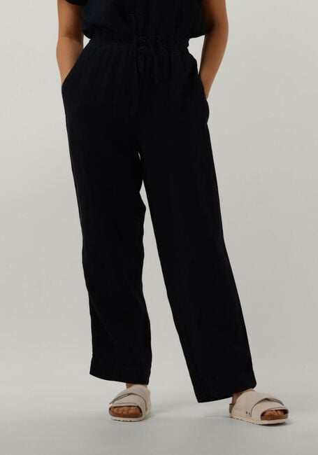 Donkerblauwe PENN & INK Wijde broek TROUSERS S24Z629 - large