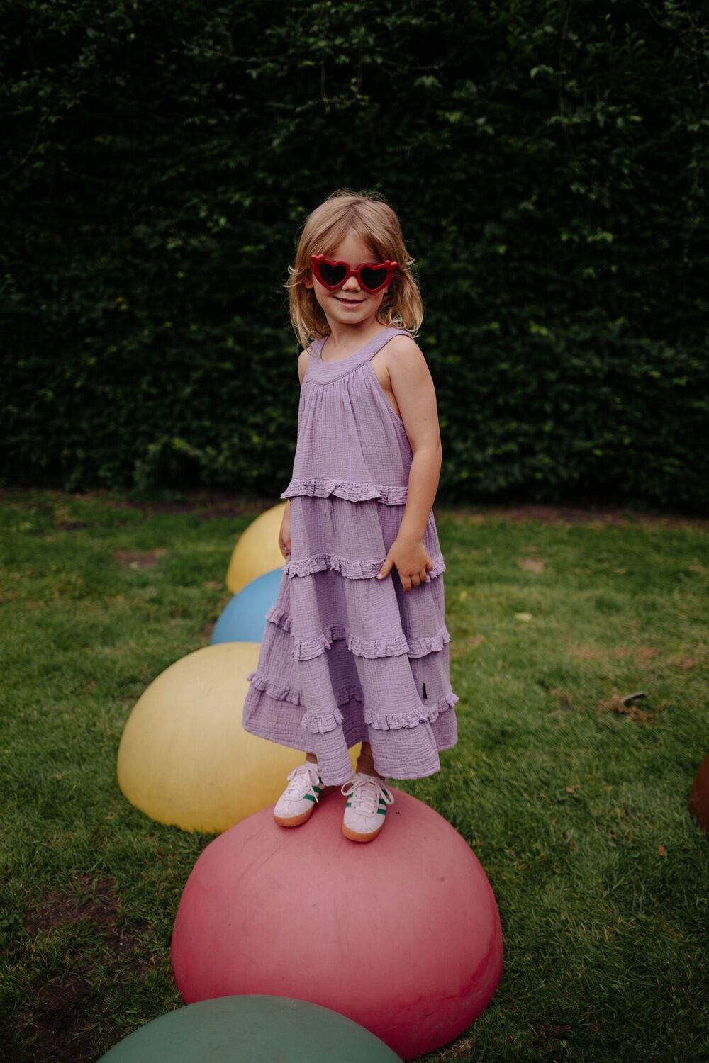 Lila DAILY BRAT Maxi jurk DOLLY RUFFLE DRESS - large