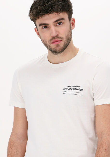 Witte DIESEL T-shirt T-DIEGOS-C5 - large