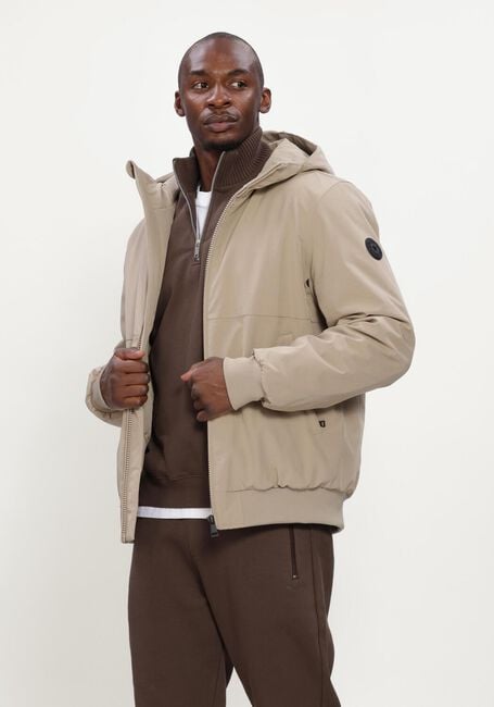 Beige AIRFORCE Jack PADDED BOMBER - large