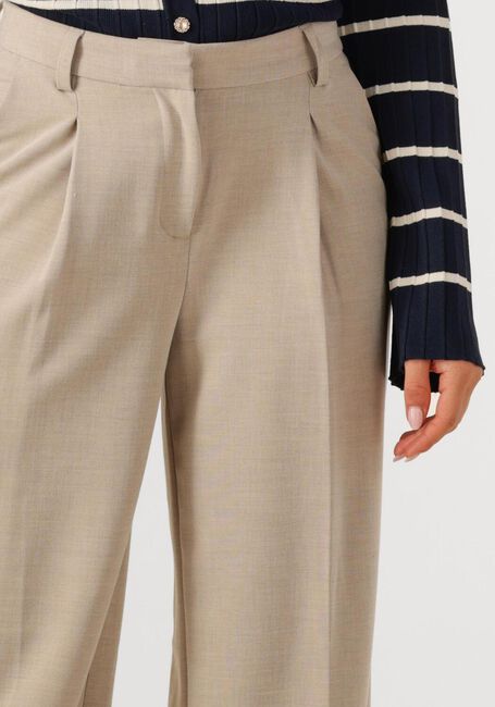 OBJECT Pantalon OBJIVY HW WIDE PANT en beige - large