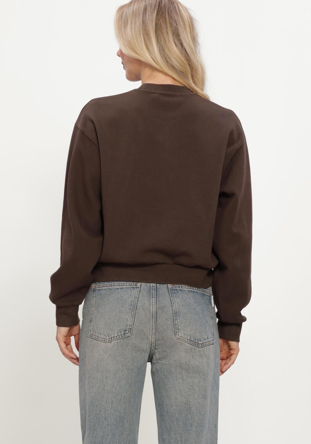 CIRCLE OF TRUST Pull ANNE SWEAT en marron - large