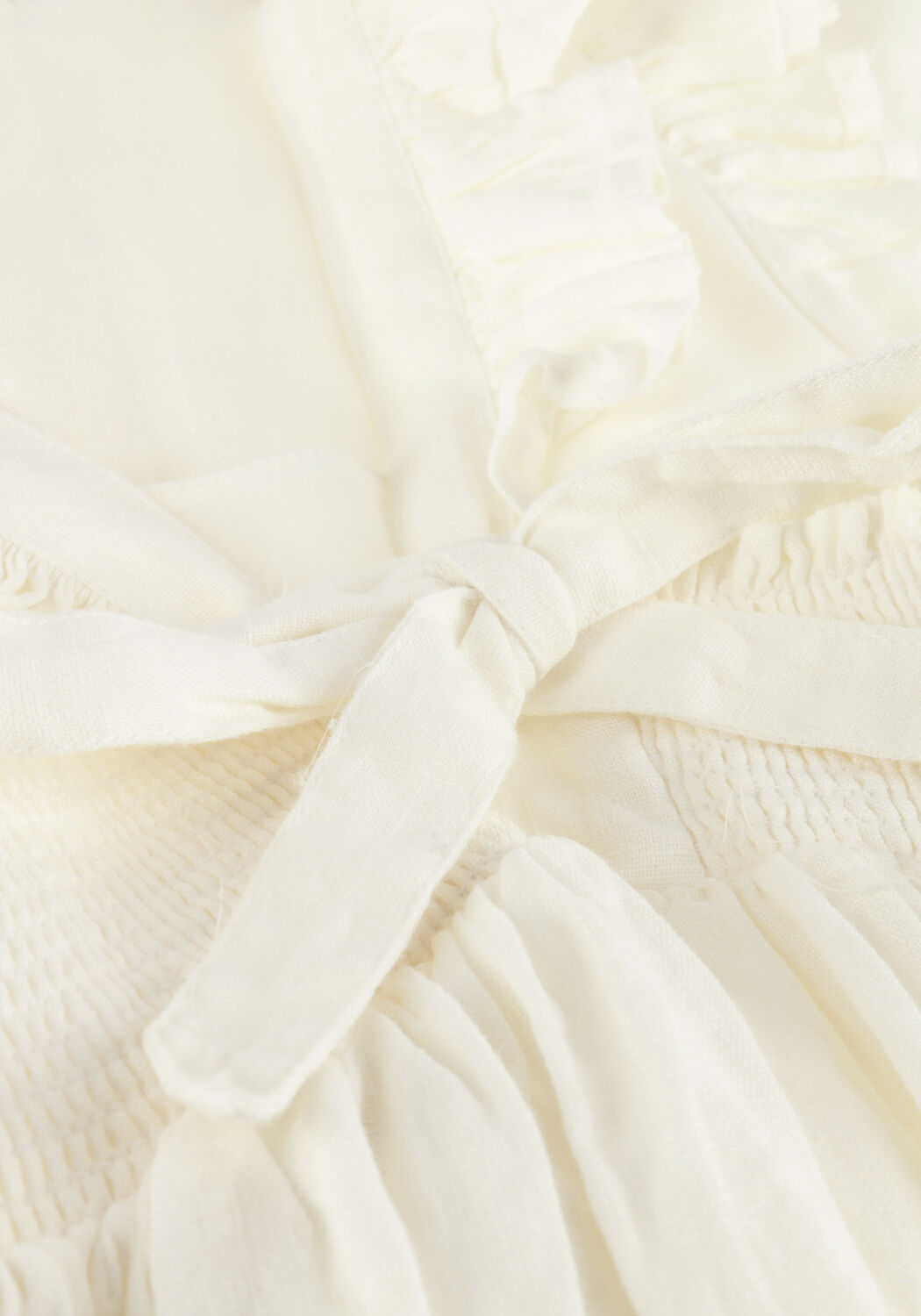 MARMAR COPENHAGEN Mini robe DANITA FRILL en blanc - large