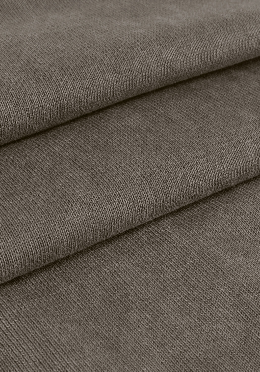 Olijf PUREWHITE T-shirt FLAT KNITTED SHIRT SHORTSLEEVE WITH SMALL LOGO ON CHEST - large