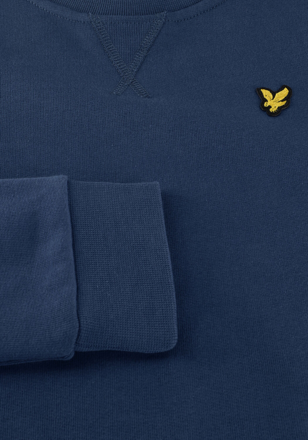 LYLE & SCOTT Pull CREW NECK SWEATSHIRT BOYS Bleu fonc&eacute; - large