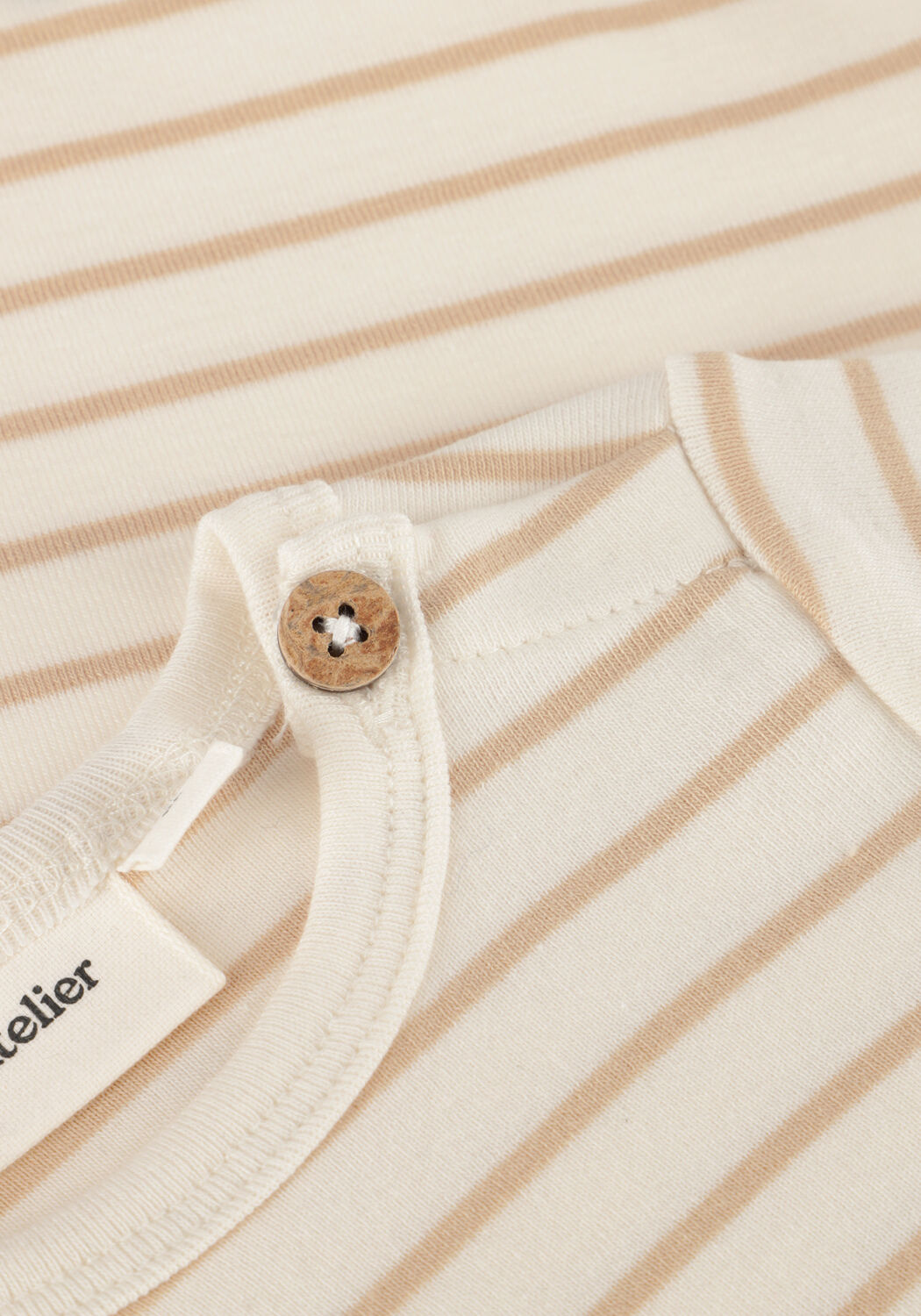 LIL' ATELIER Grenouill&egrave;res NBMGEO ANM SS BODY LIL &Eacute;cru - large