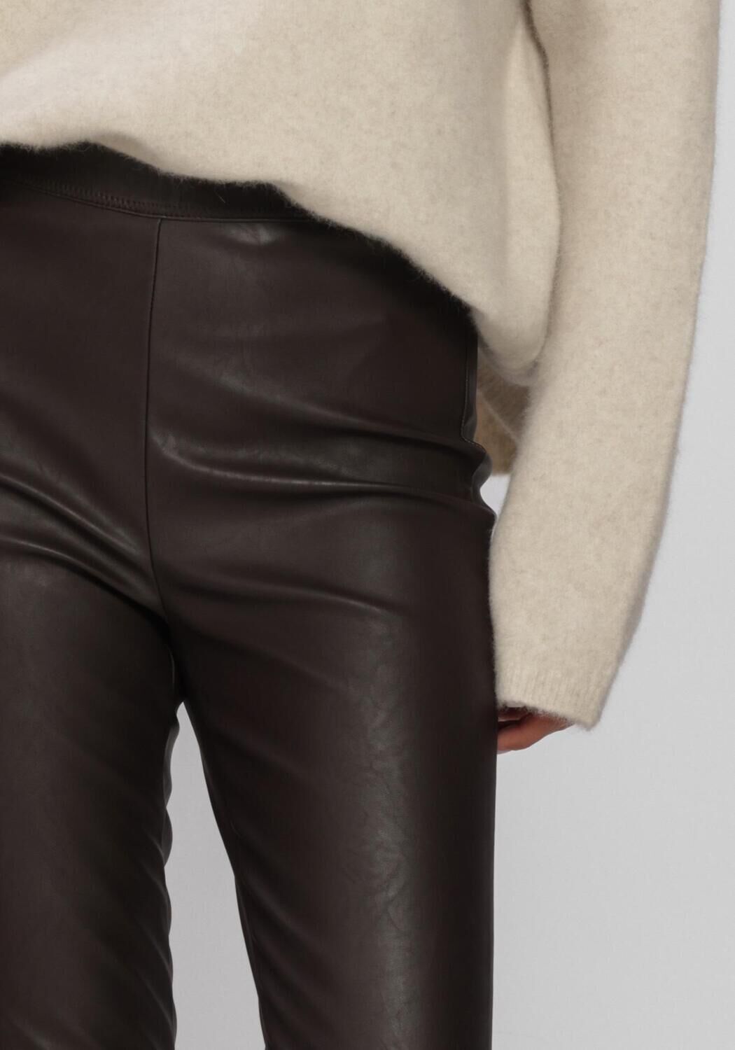 KNIT-TED Legging AMBERLY en marron - large