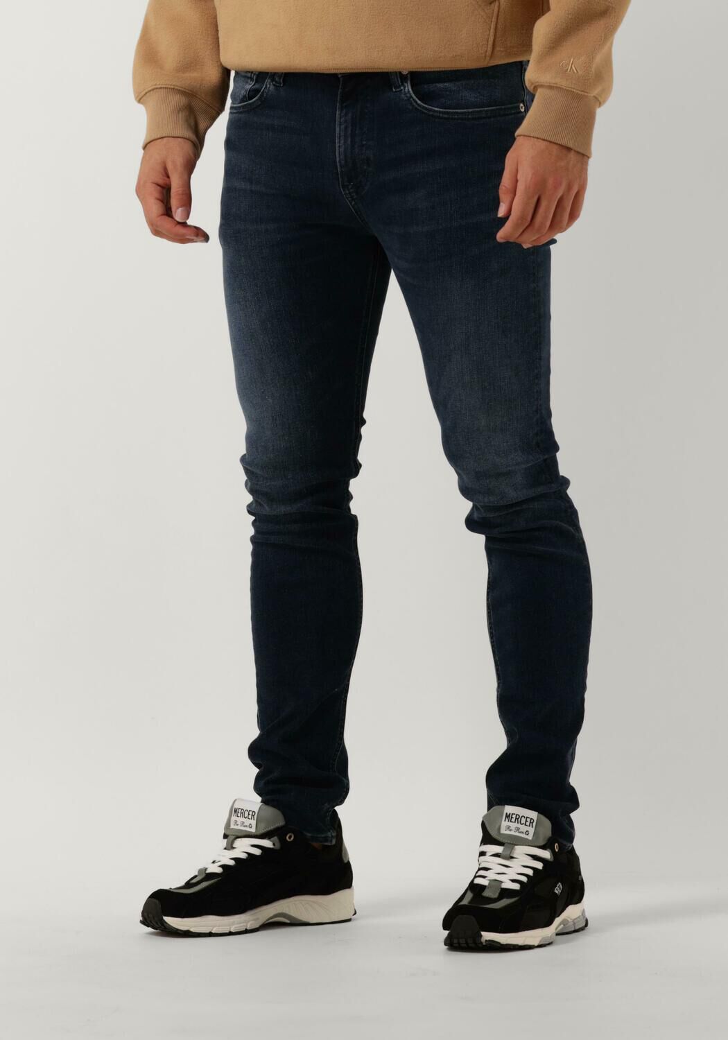 Jean skinny store bleu foncé homme