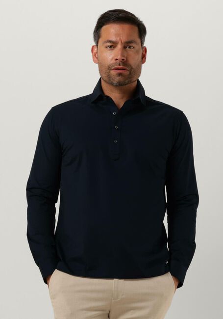 GENTI Chemise classique S7096-1175 Bleu foncé - large